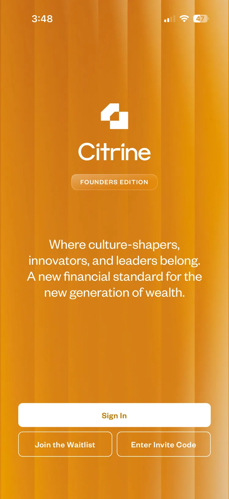 Citrine — Welcome
