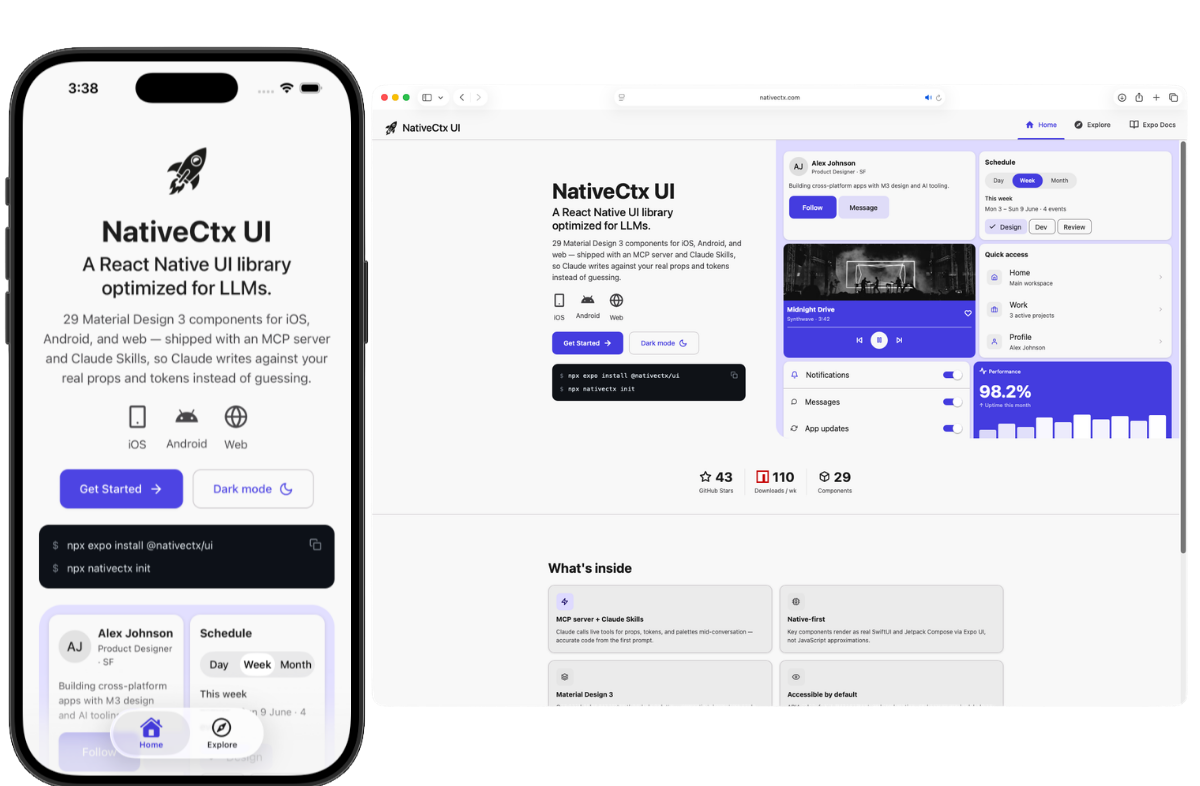 NativeCtx UI